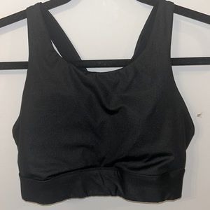 Black Fabletics high support medium bra